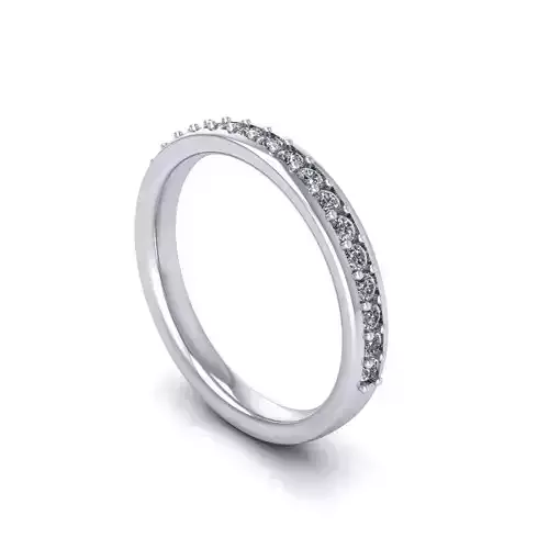 Allen Li One Pav Diamond Ring