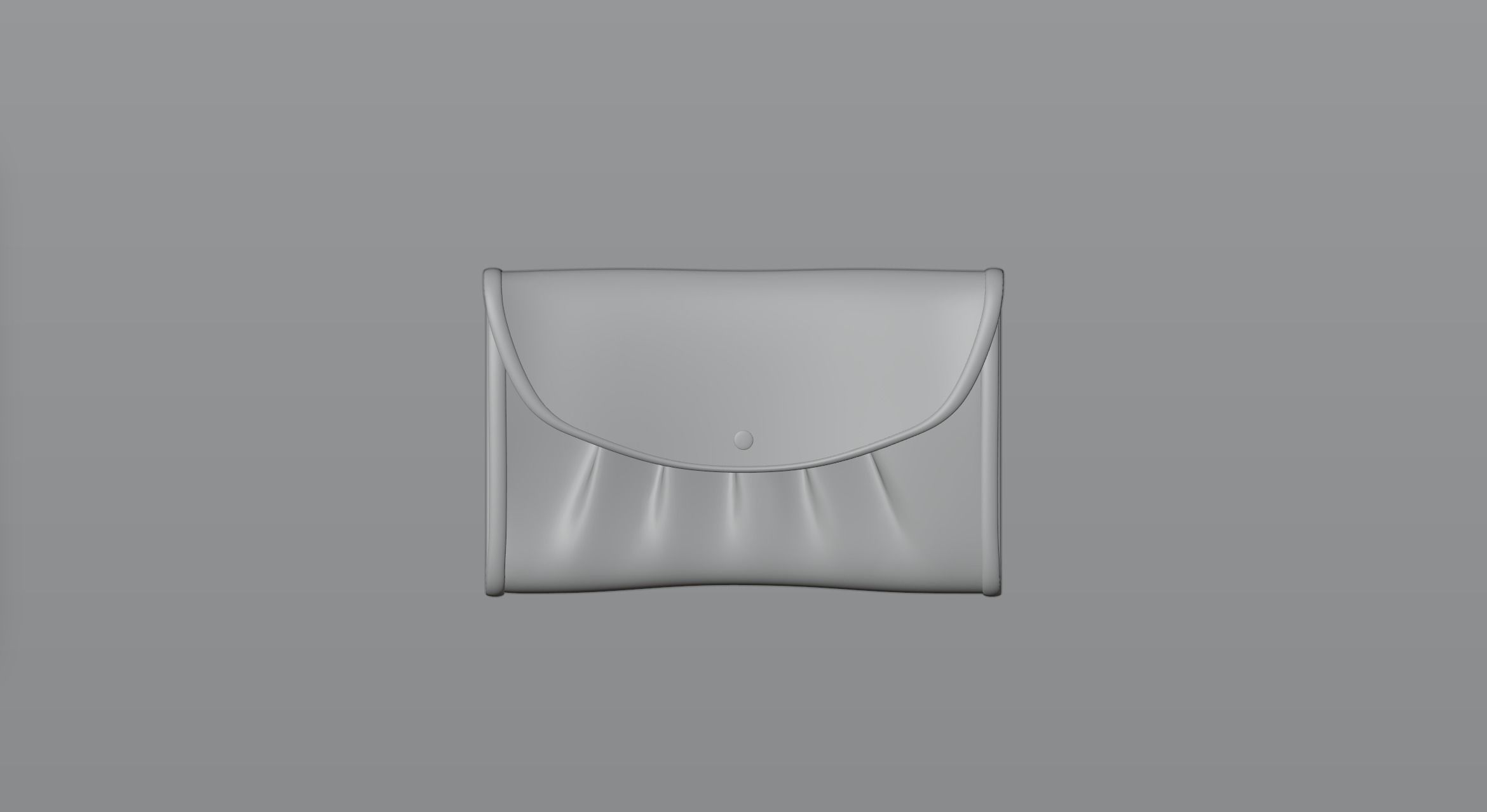 Clutch 2 purse 3D model_1