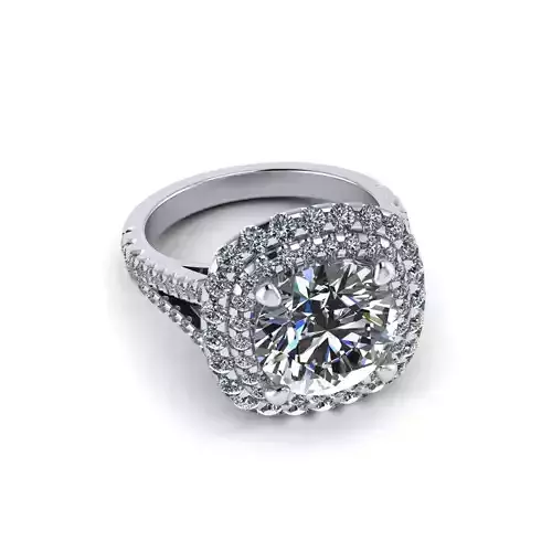 Square Dior Diamond Ring S1