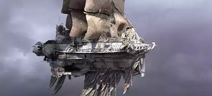 Pale Dragon Prince  Airship