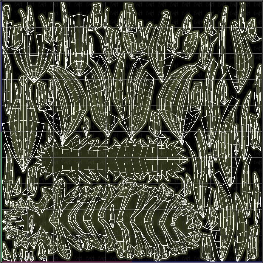 Horse mane and tail V01 Low-poly 3D model_45