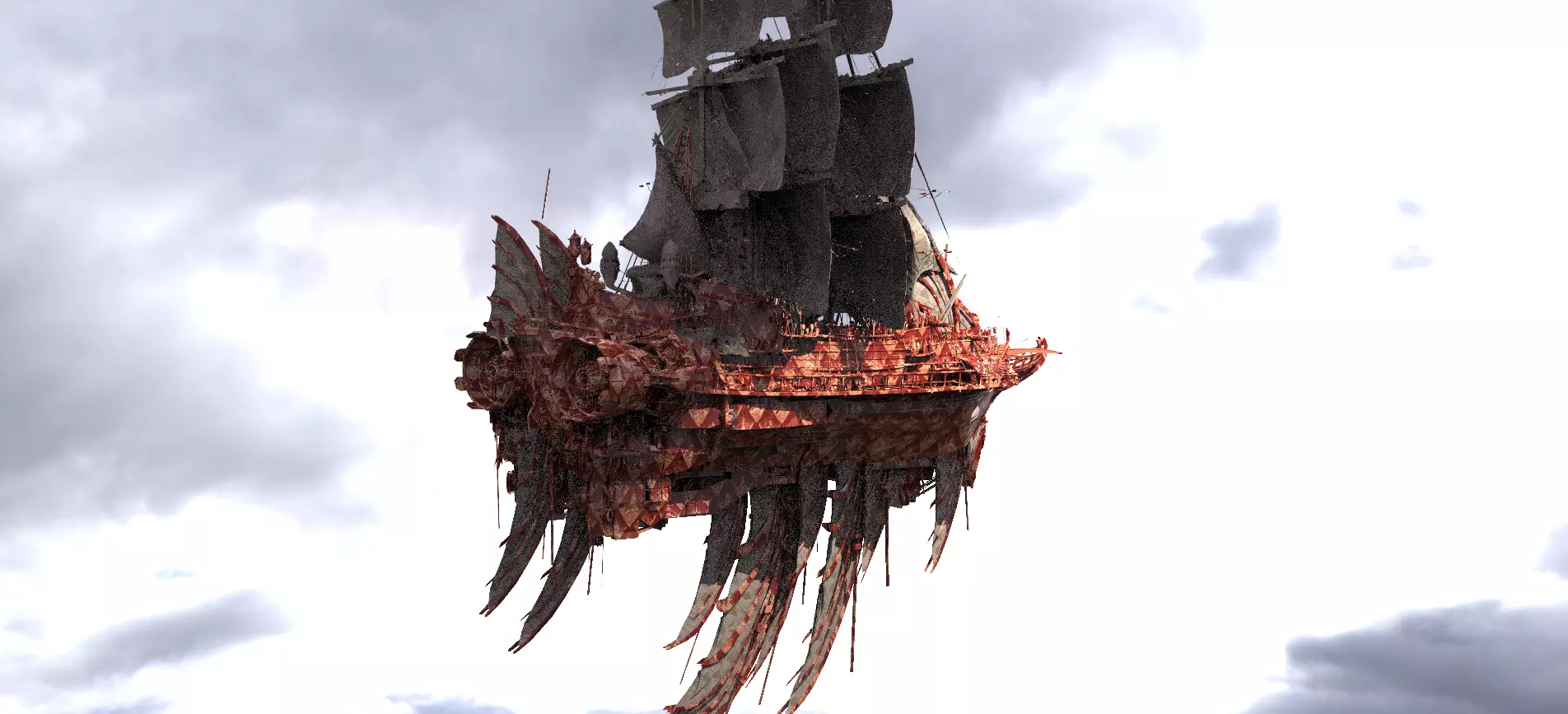 Drake Redbane Ship 3D model_0