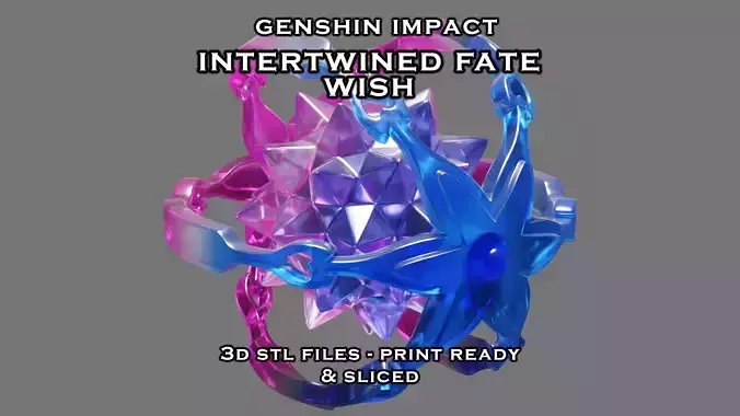 Genshin Impact Wish Interwined Fate 3D Print Ready