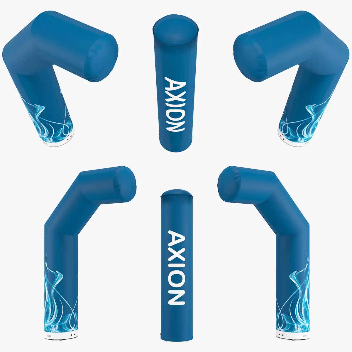 Zip-Off 1000-96 inflatable arch Axion 3D model_0