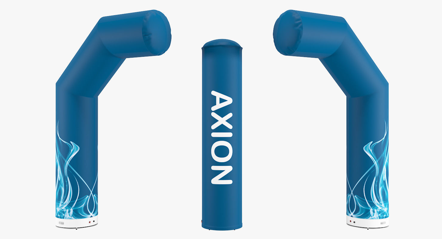 Zip-Off 1000-96 inflatable arch Axion 3D model_1