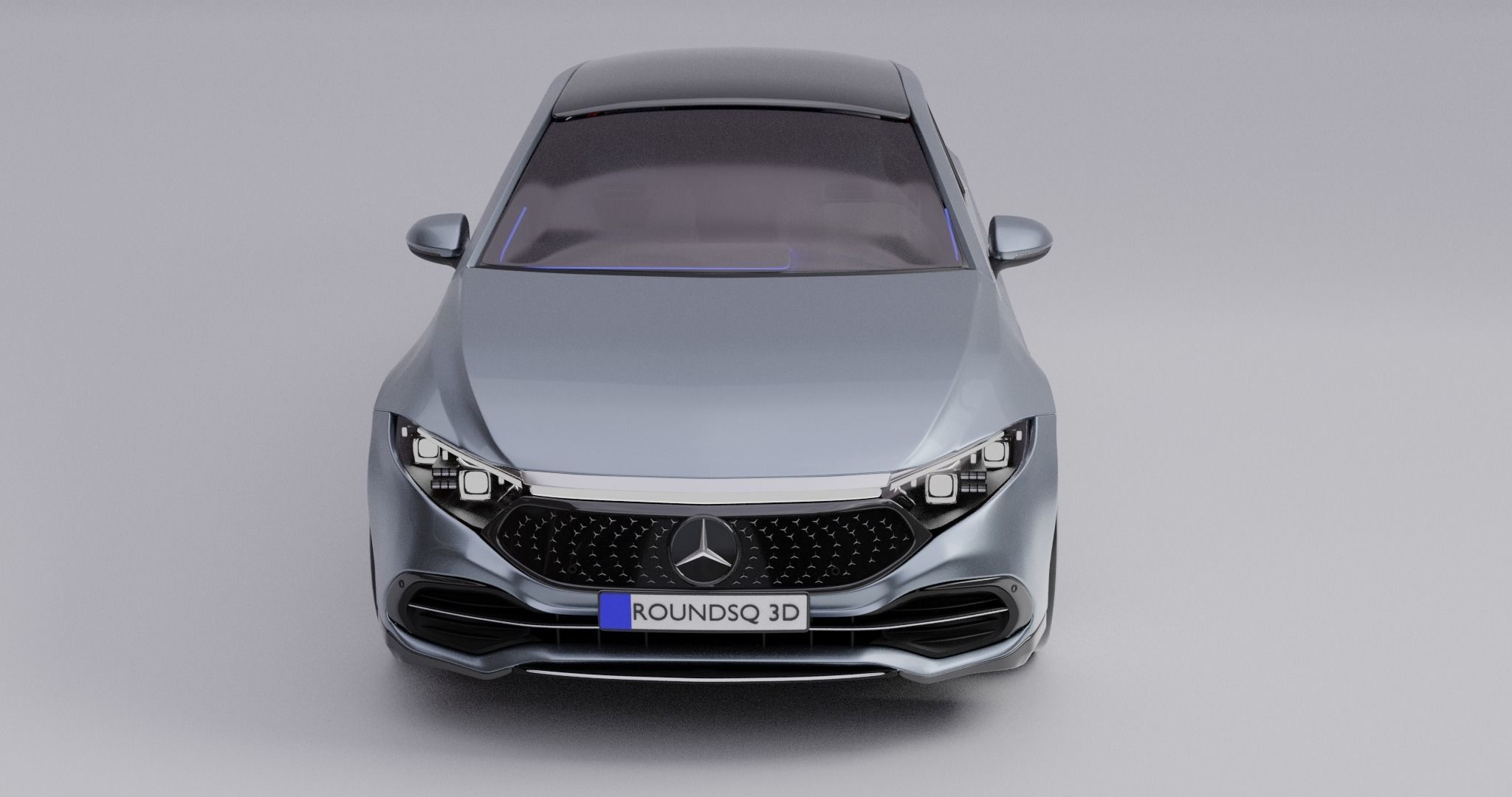 Mercedes Benz EQS 2021  Low-poly 3D model_31