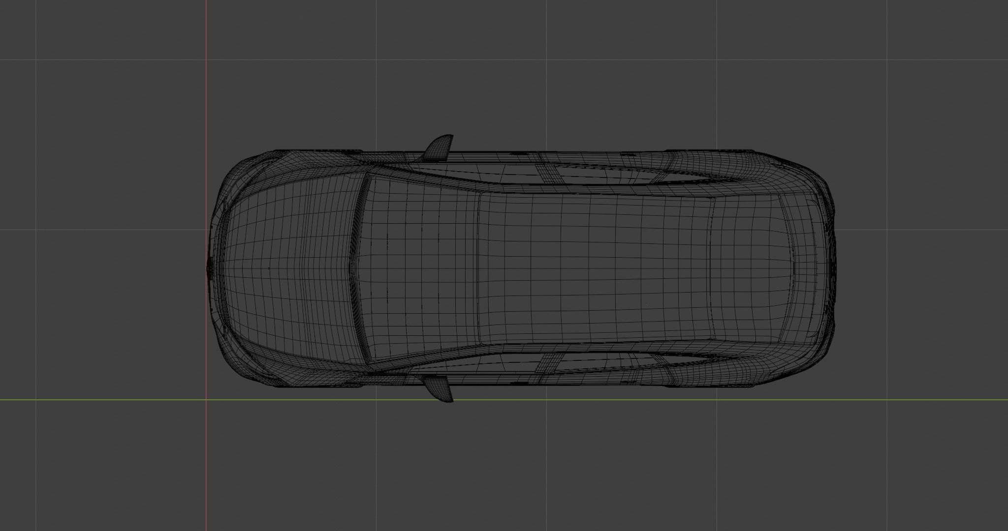 Mercedes Benz EQS 2021  Low-poly 3D model_34