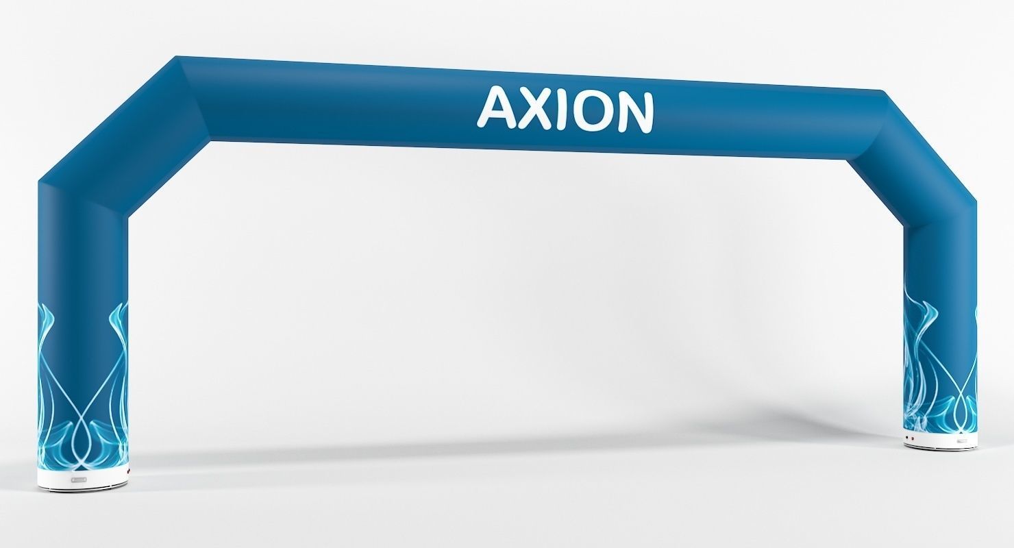 Angled inflatable arch Axion 800-1200 3D model_14