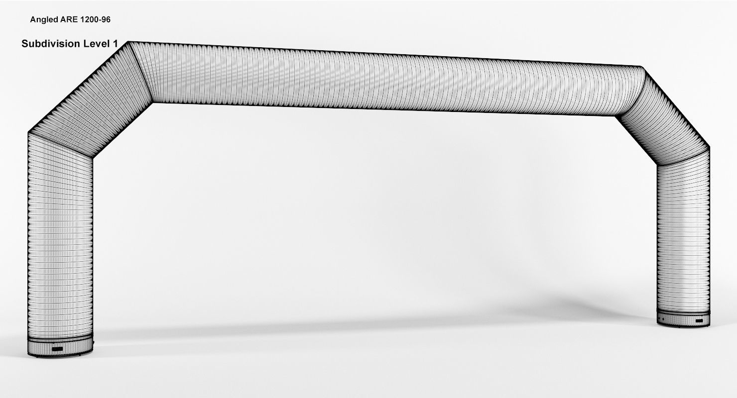 Angled inflatable arch Axion 800-1200 3D model_16