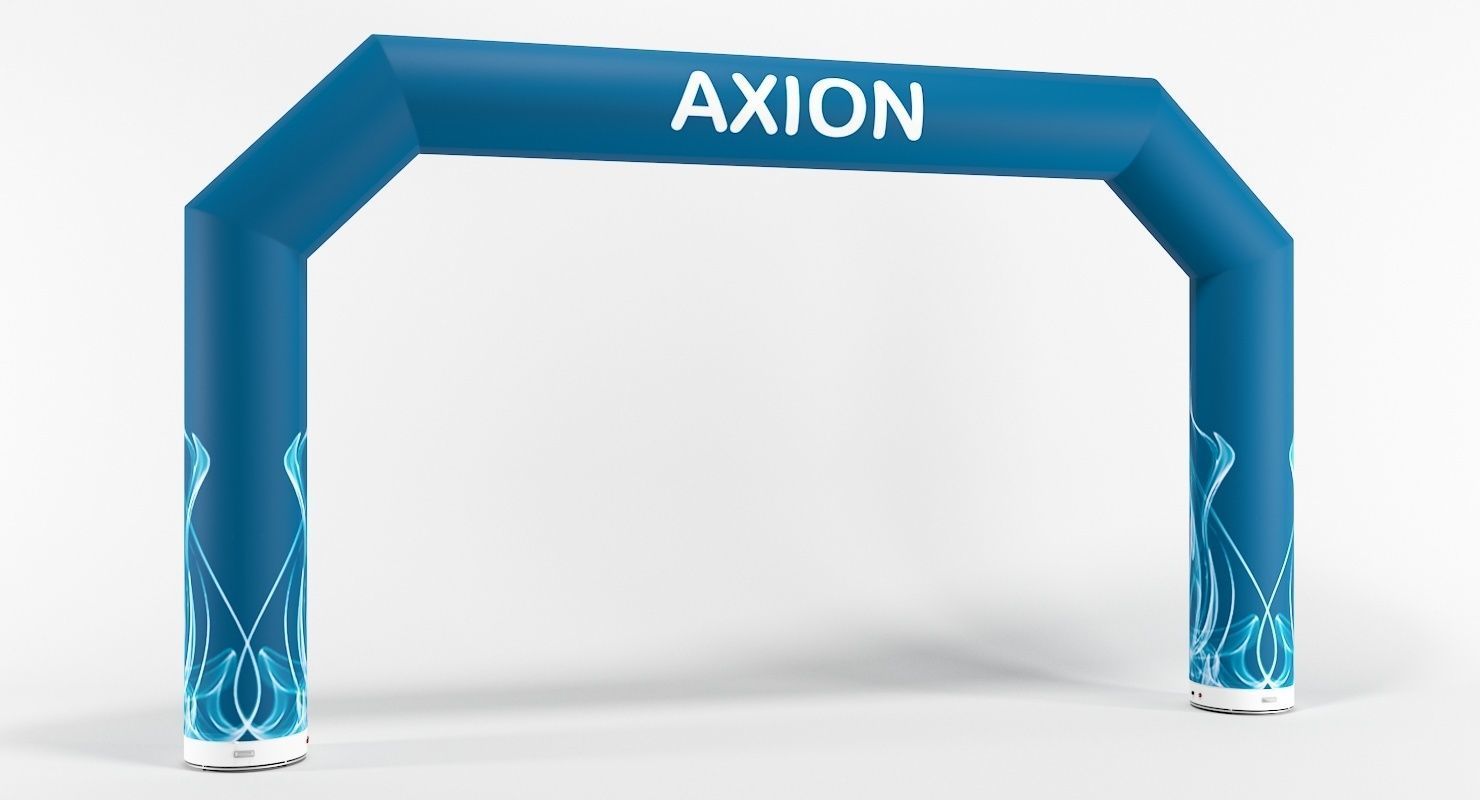 Angled inflatable arch Axion 800-1200 3D model_11