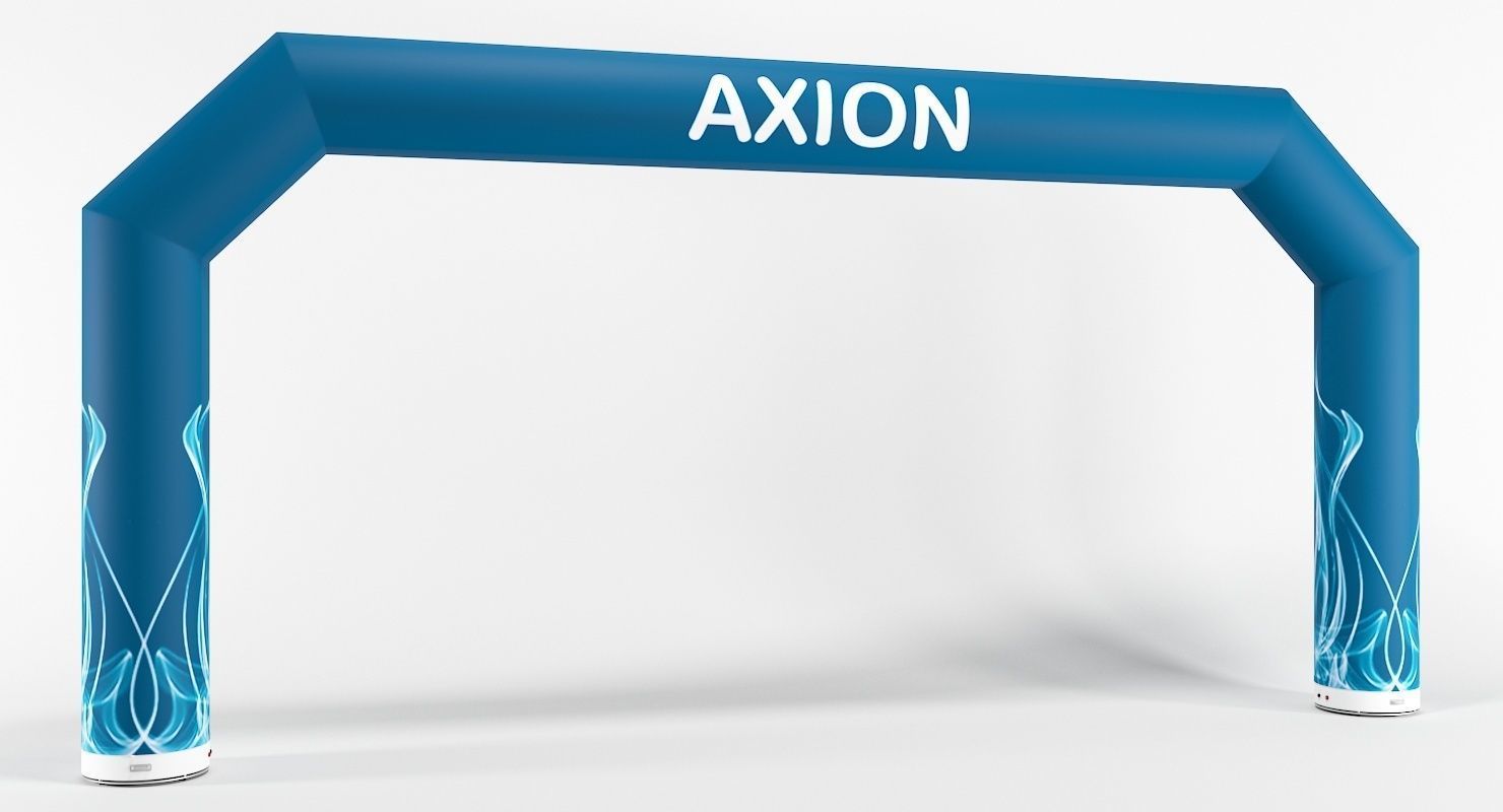 Angled inflatable arch Axion 800-1200 3D model_17