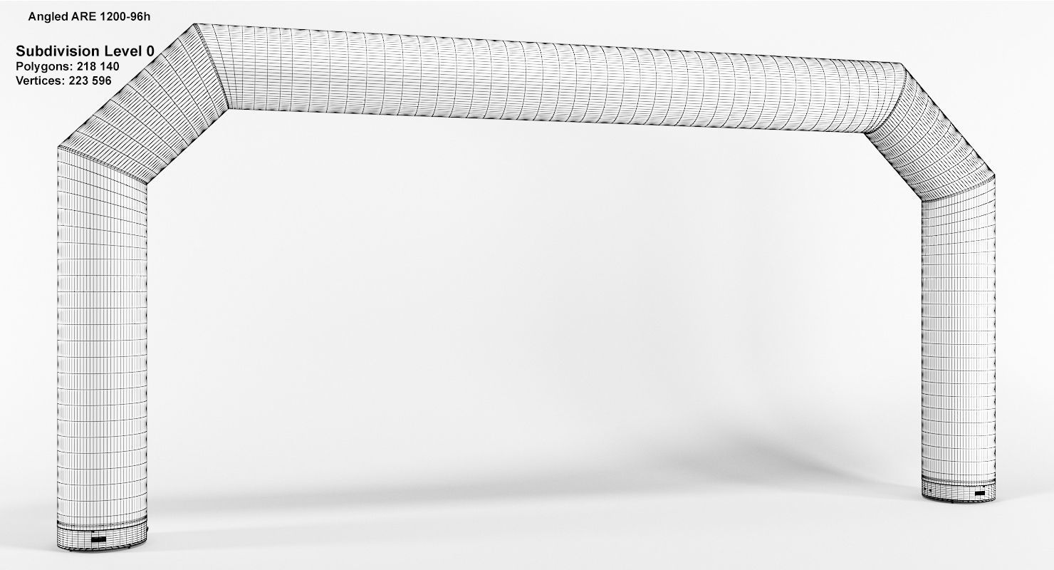 Angled inflatable arch Axion 800-1200 3D model_18