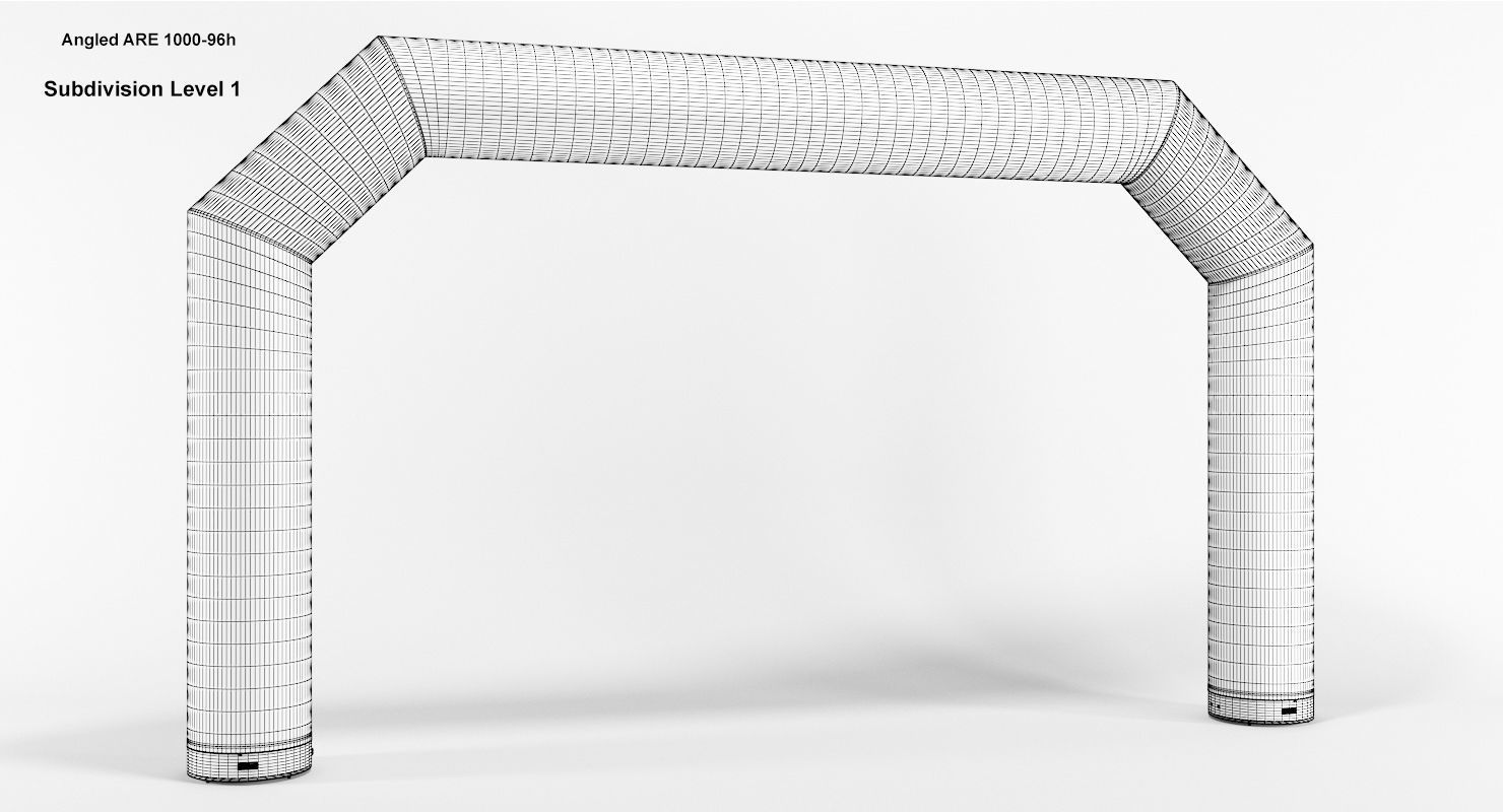 Angled inflatable arch Axion 800-1200 3D model_12