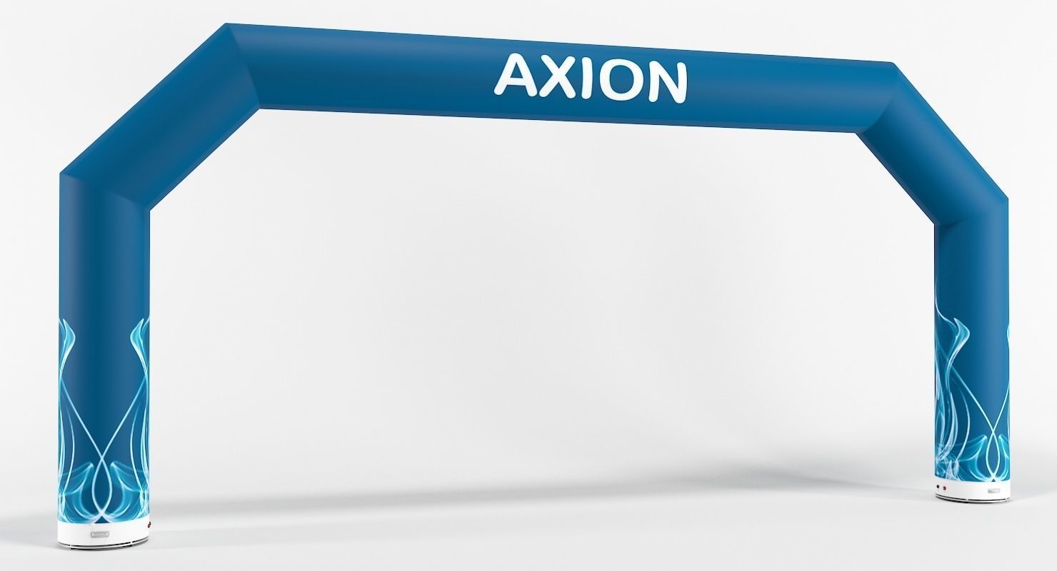 Angled inflatable arch Axion 800-1200 3D model_5