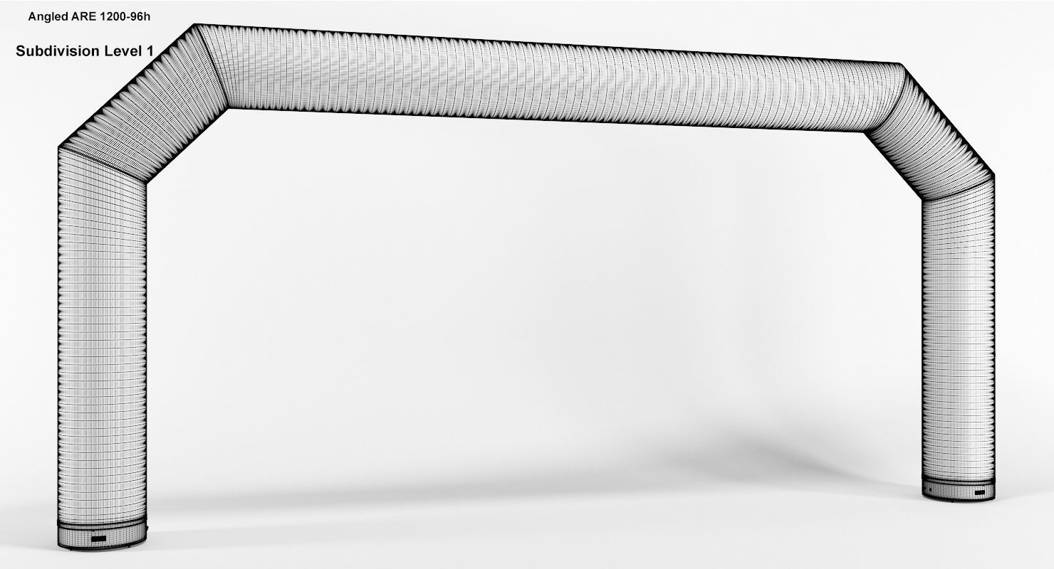 Angled inflatable arch Axion 800-1200 3D model_19