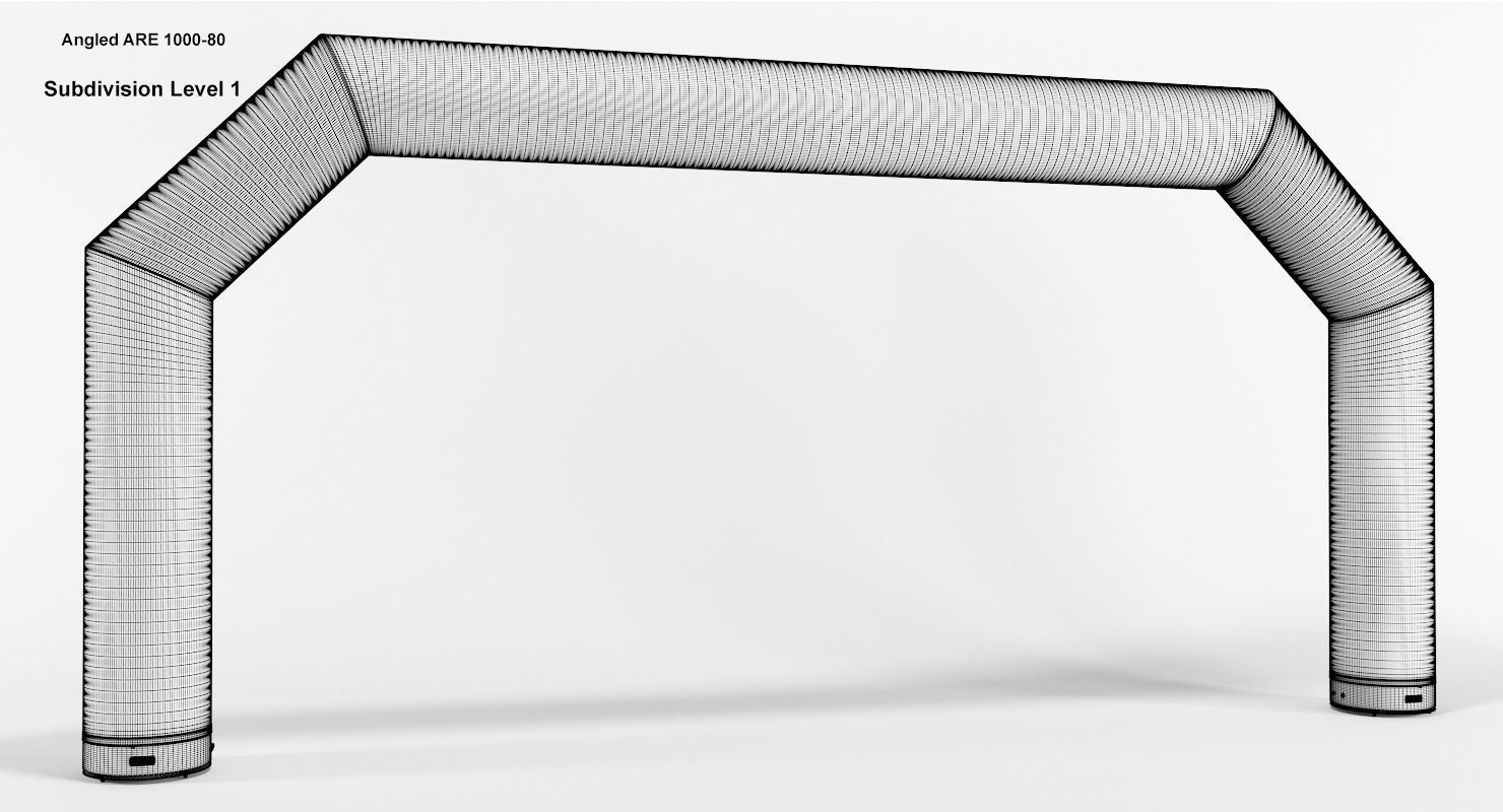 Angled inflatable arch Axion 800-1200 3D model_7