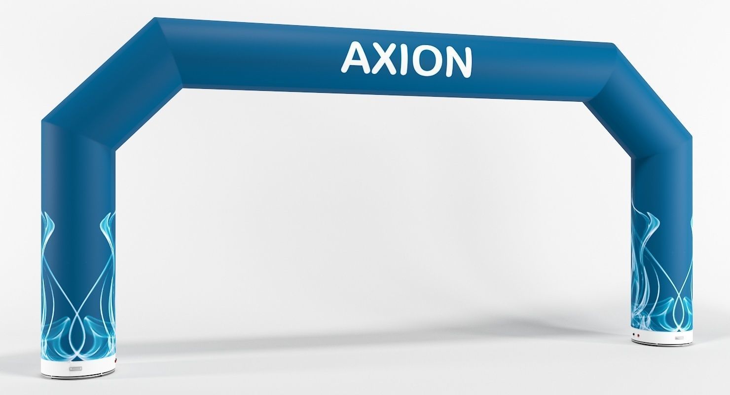 Angled inflatable arch Axion 800-1200 3D model_8