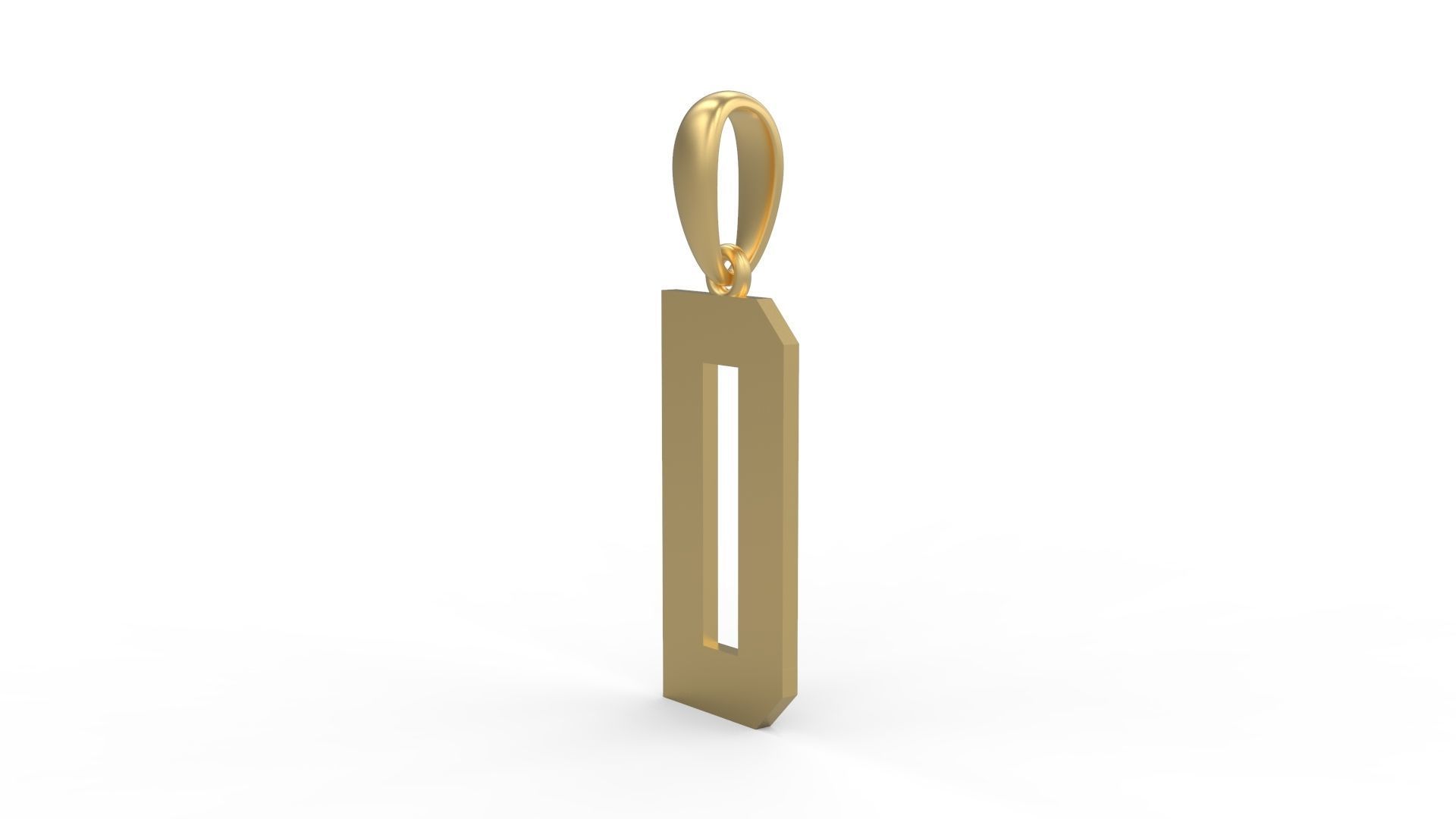  Initial Letters Pendant Theroar D 3D print model_1
