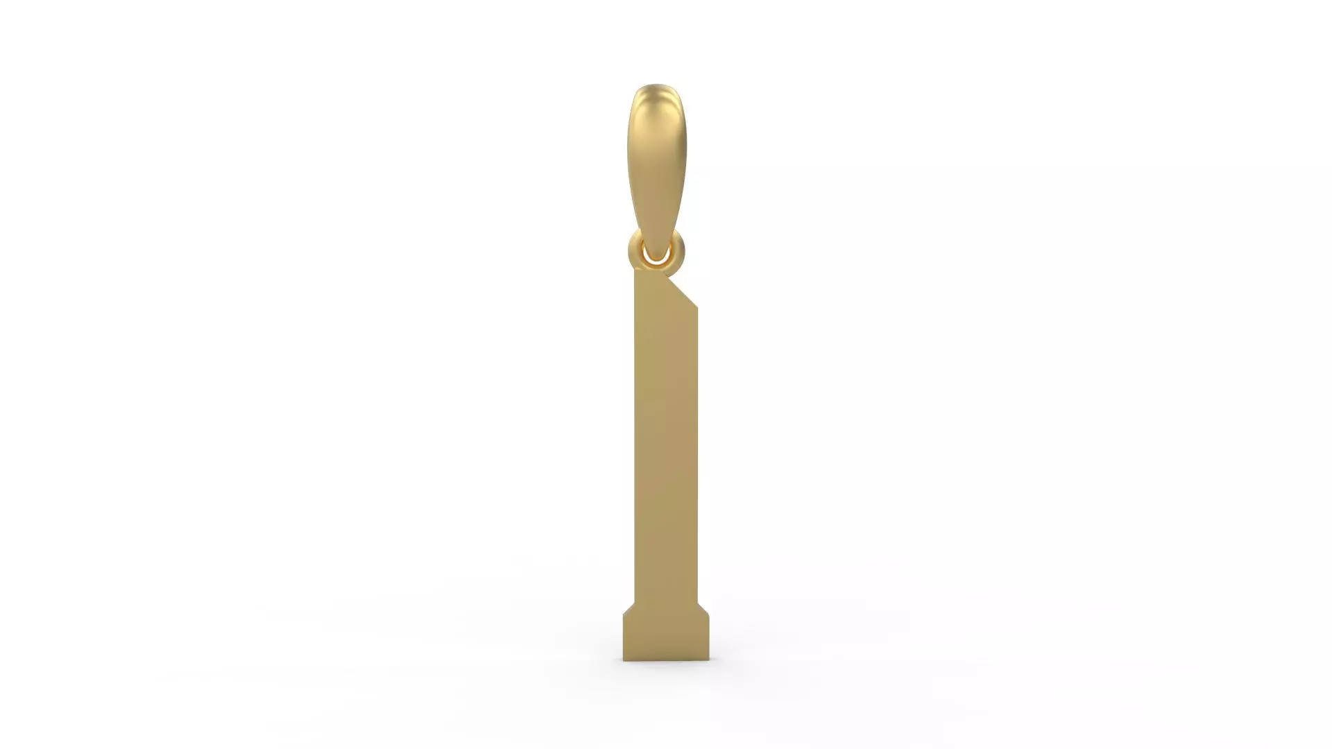 Initial Letters Pendant Theroar I 3D print model_0