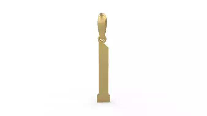 Initial Letters Pendant Theroar I 3D print model