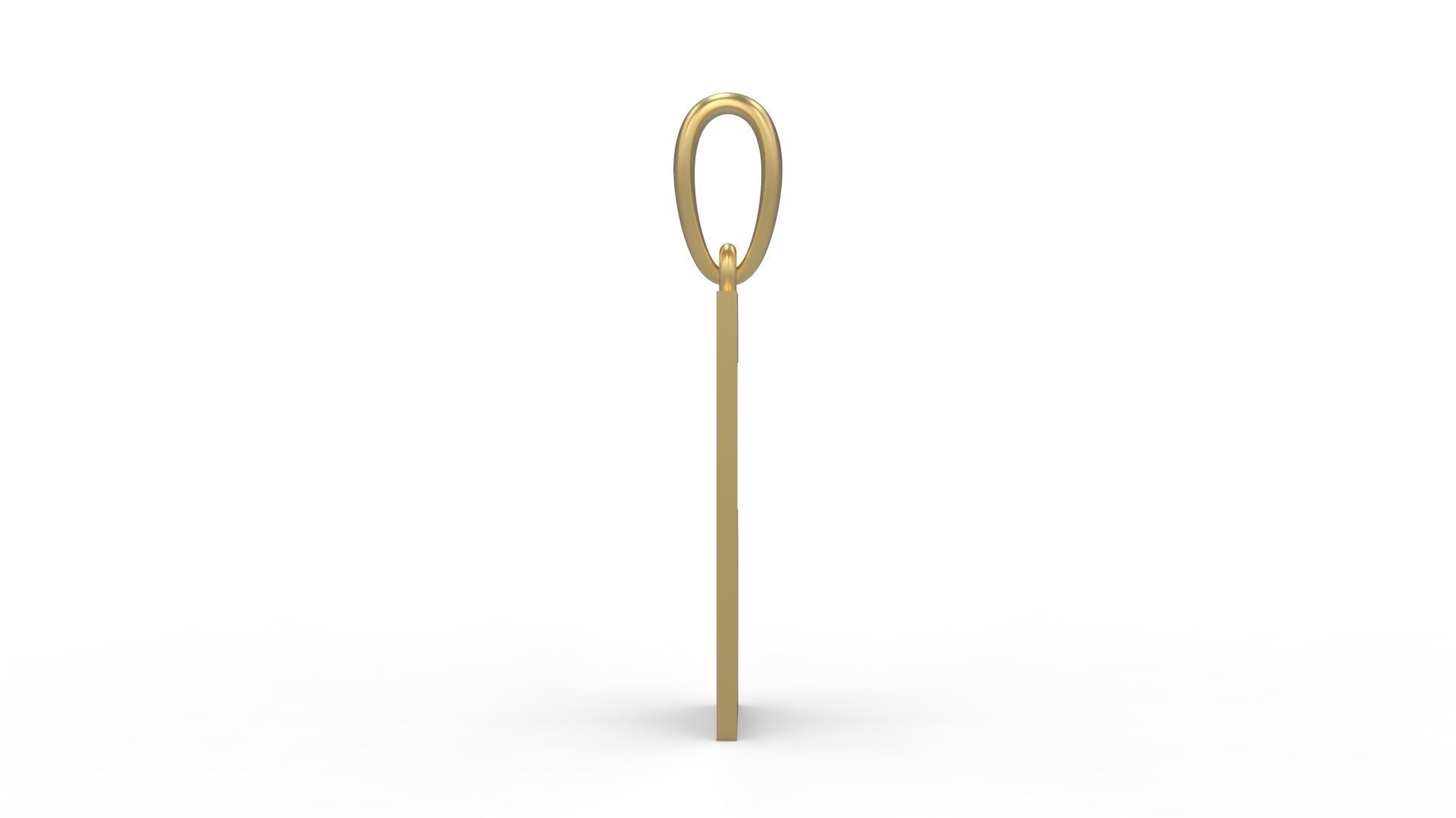 Initial Letters Pendant Theroar J 3D print model_2