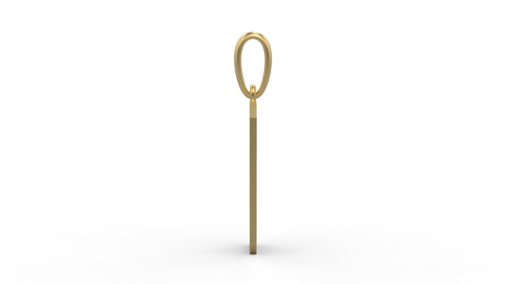 Initial Letters Pendant Theroar O 3D print model_2