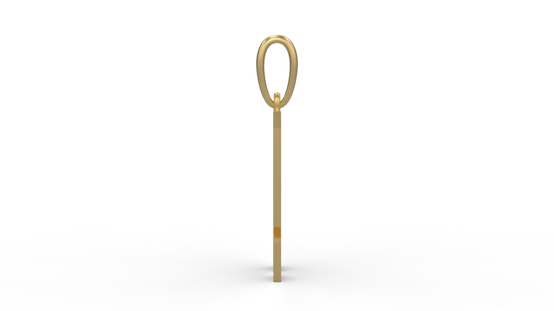 Initial Letters Pendant Theroar R 3D print model_2