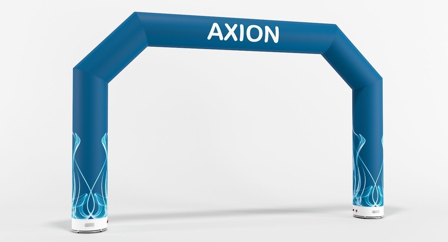Angled inflatable arch Axion 400-800 3D model_8