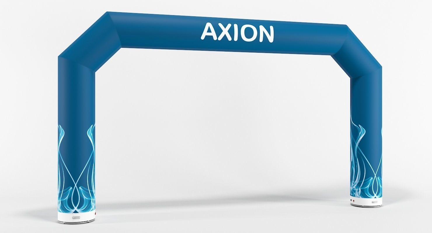 Angled inflatable arch Axion 400-800 3D model_17