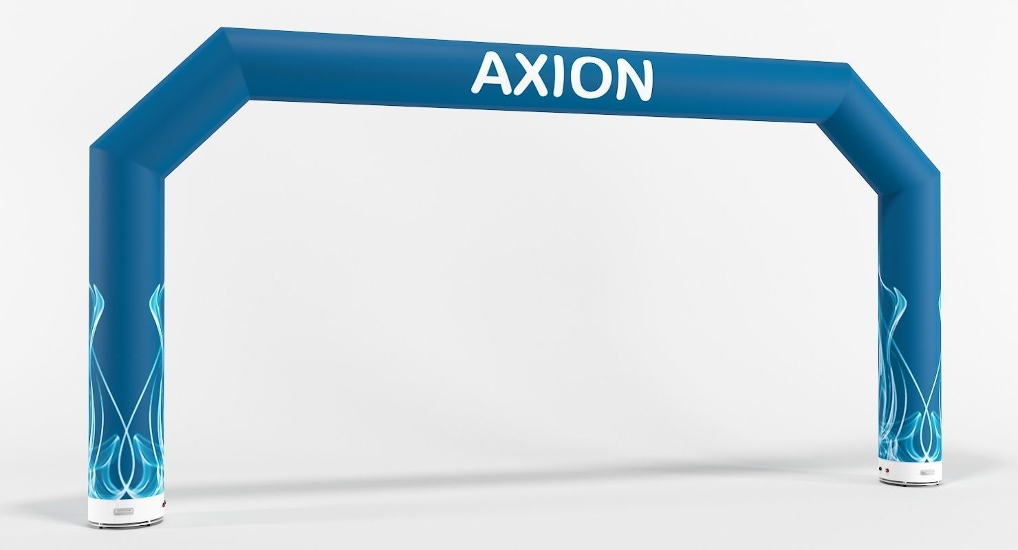 Angled inflatable arch Axion 400-800 3D model_14