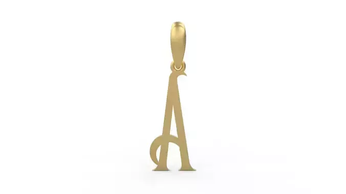 Initial Letters Pendant ChivelMind  A 3D print model