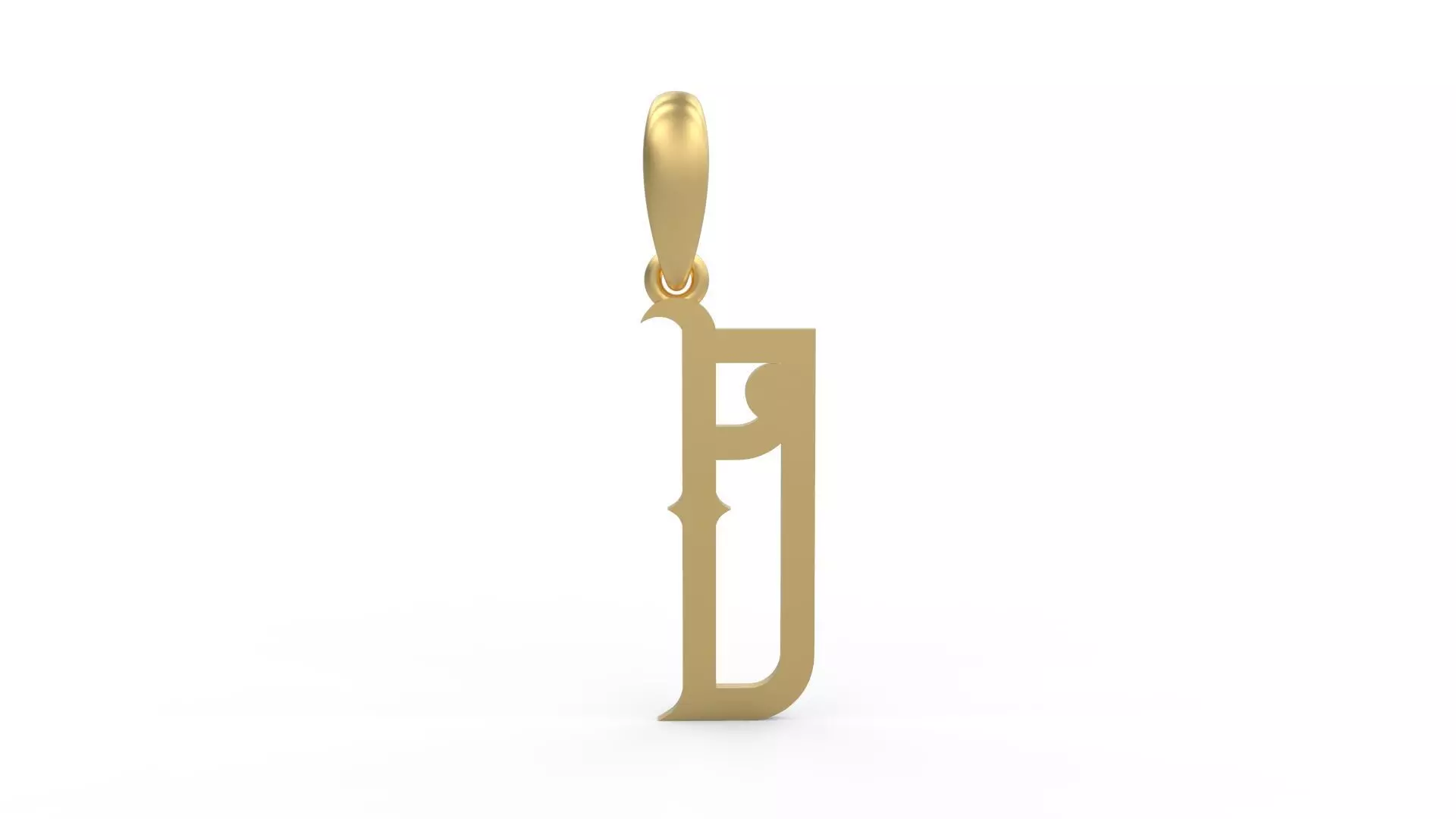Initial Letters Pendant ChivelMind D 3D print model