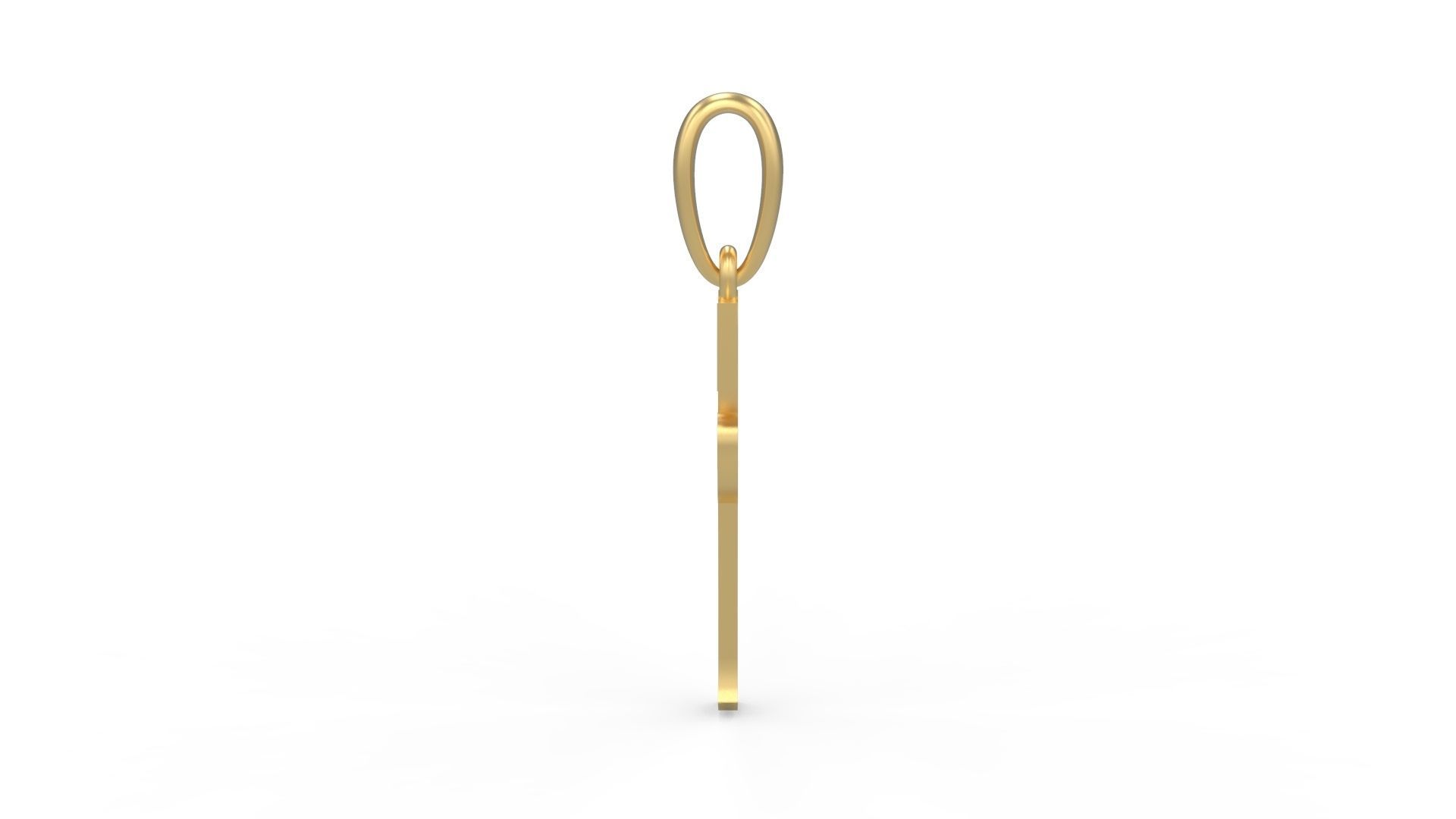 Initial Letters Pendant ChivelMind F 3D print model_2