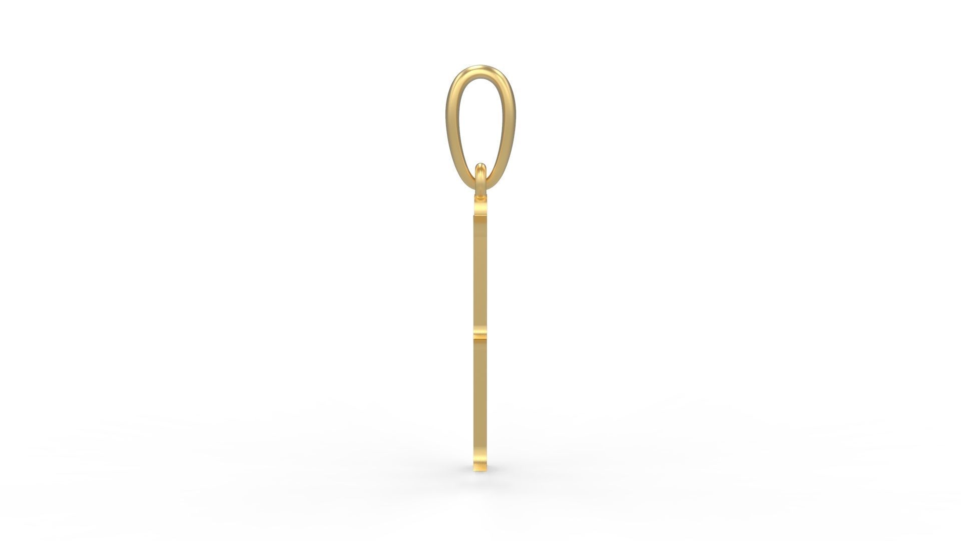 Initial Letters Pendant ChivelMind H 3D print model_2