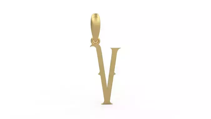 Initial Letters Pendant ChivelMind V