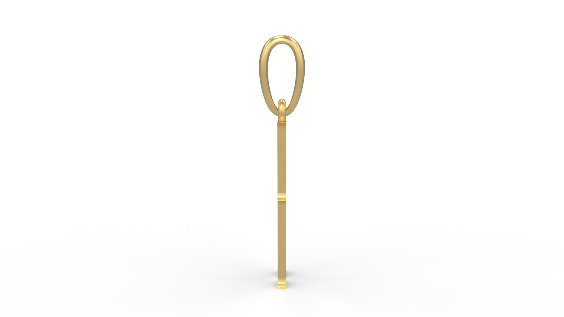 Initial Letters Pendant ChivelMind W 3D print model_2