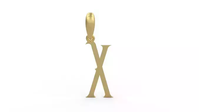 Initial Letters Pendant ChivelMind X
