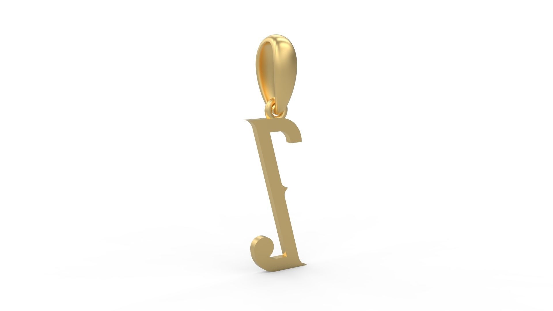 Initial Letters Pendant ChivelMind Z 3D print model_3