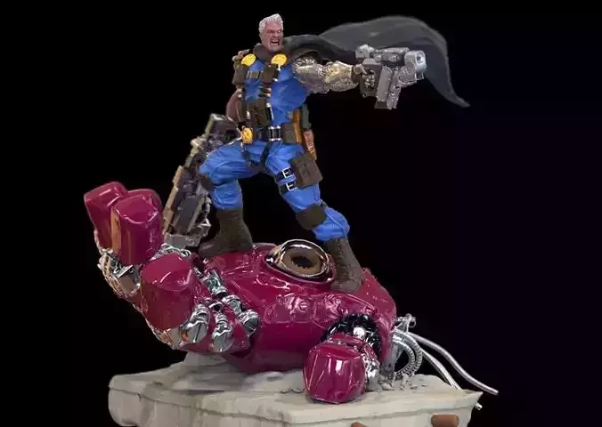 Cable Marvel 3D Model Ready to Print