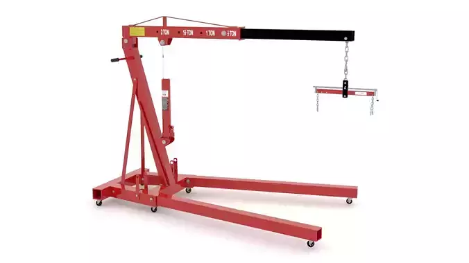 Engine Hoist v2 High Poly 3D model