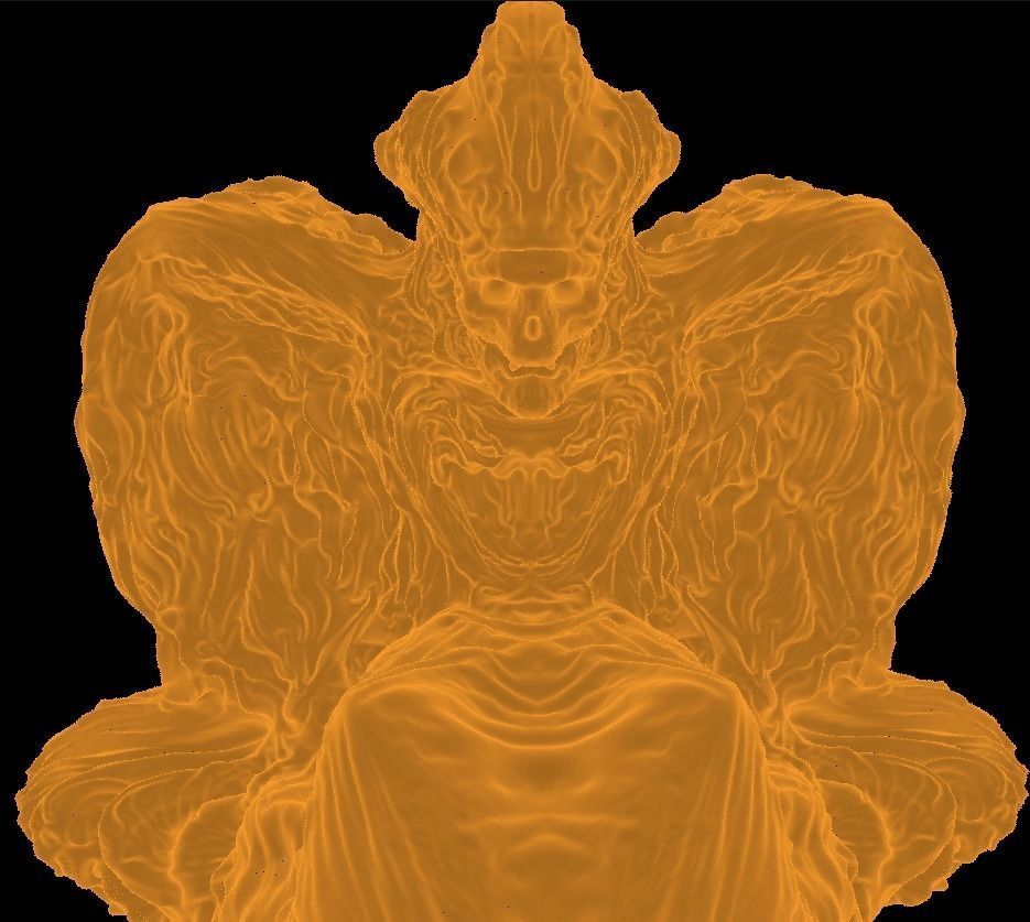 Cemetery Statue 3D model_7