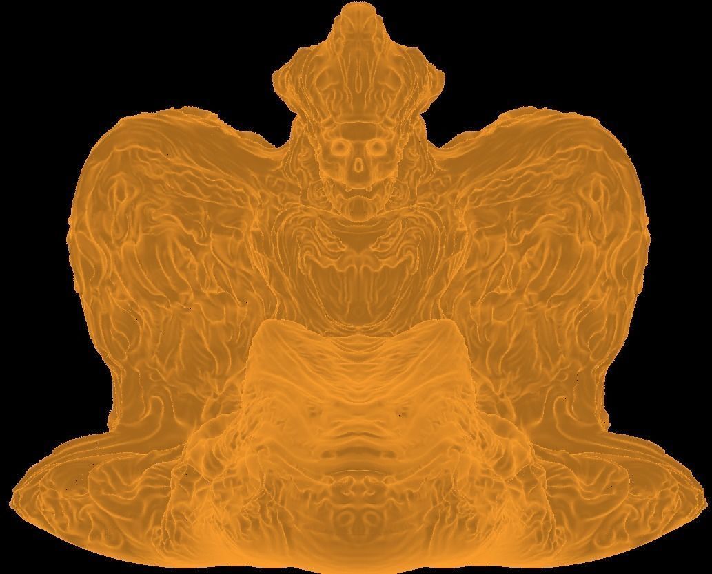 Cemetery Statue 3D model_8