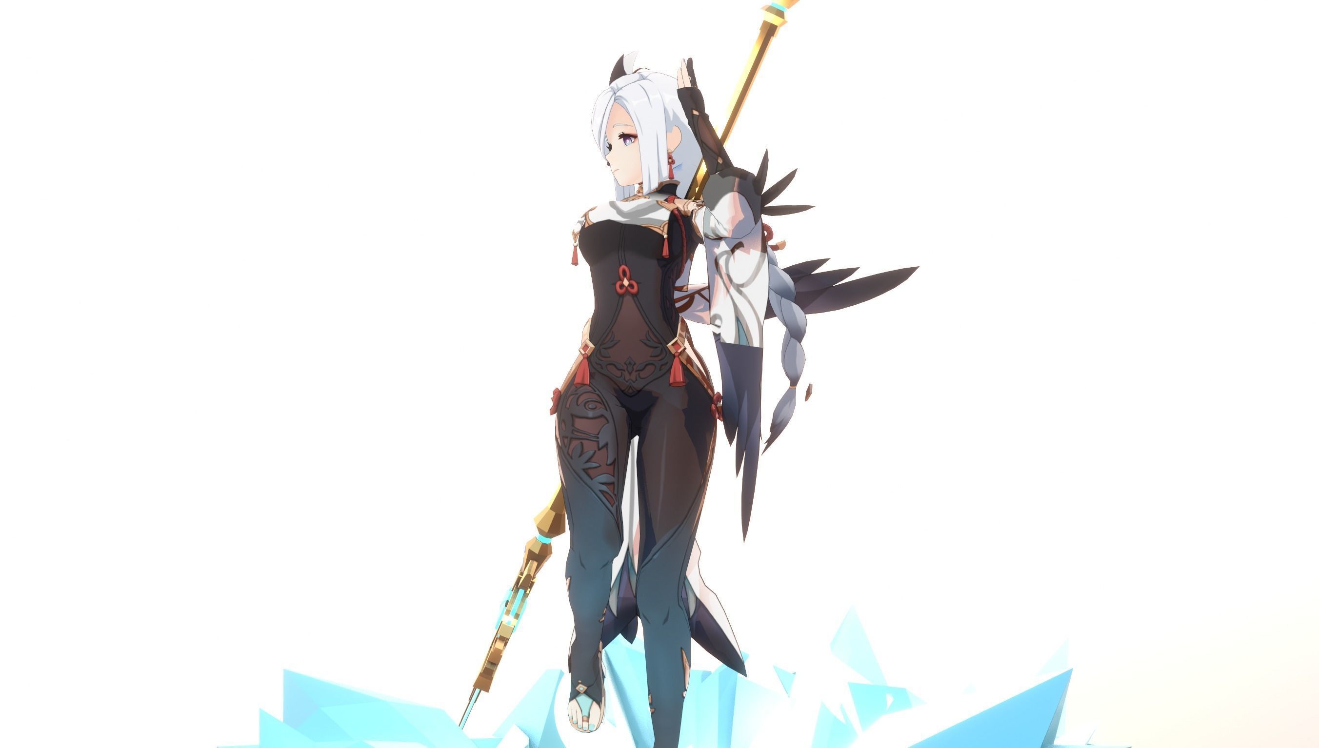 Skyward Spine Shenhe 3D model_28