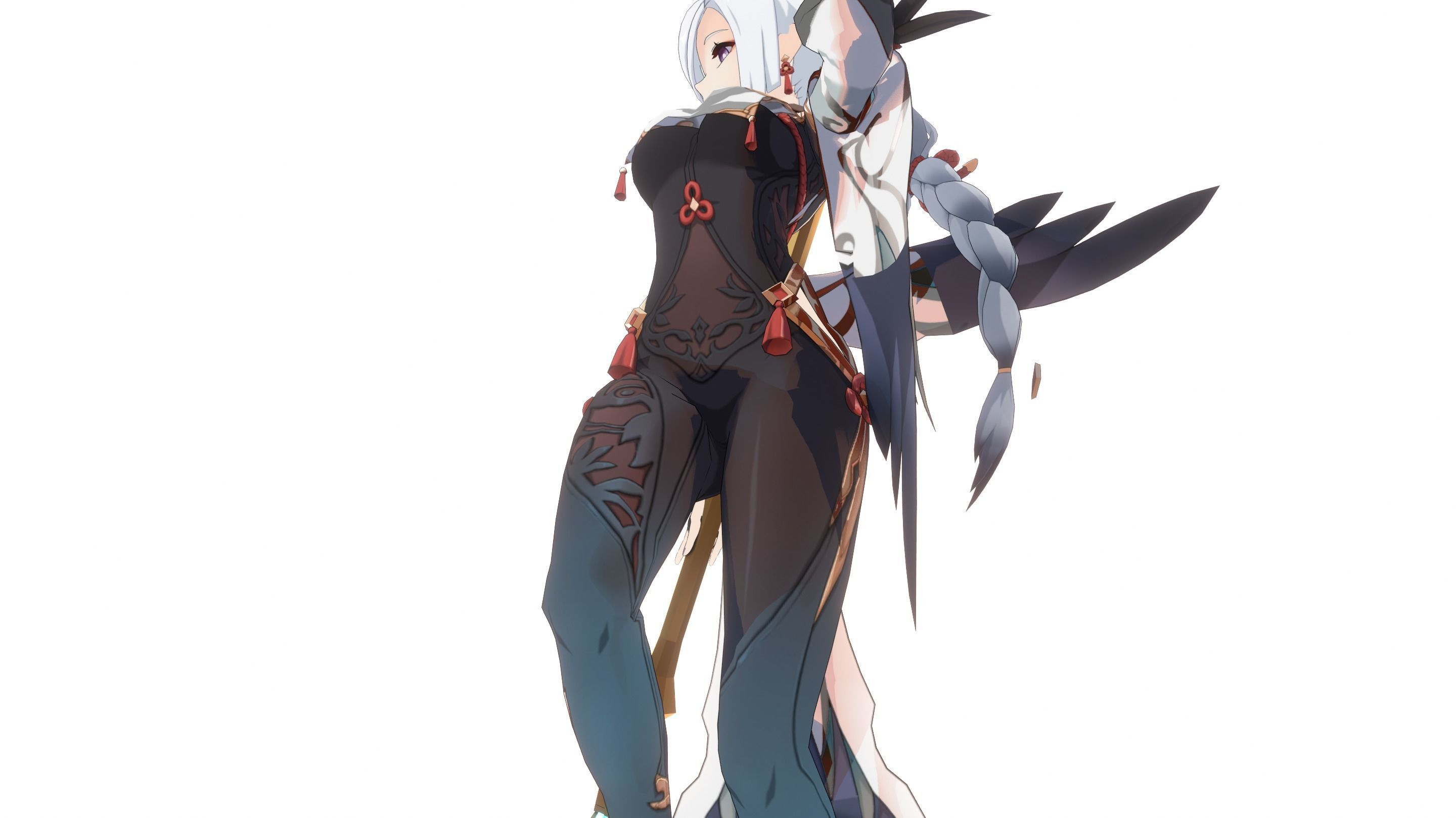 Skyward Spine Shenhe 3D model_18