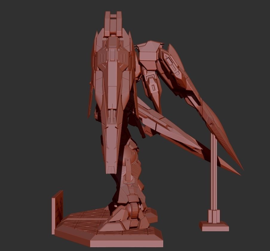 Gundam 00 GNR-010 0 Raiser 3D print model_20