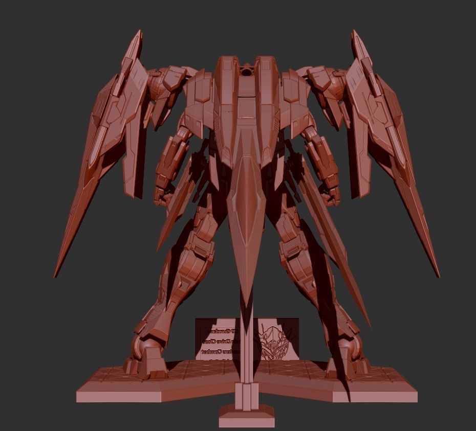 Gundam 00 GNR-010 0 Raiser 3D print model_19