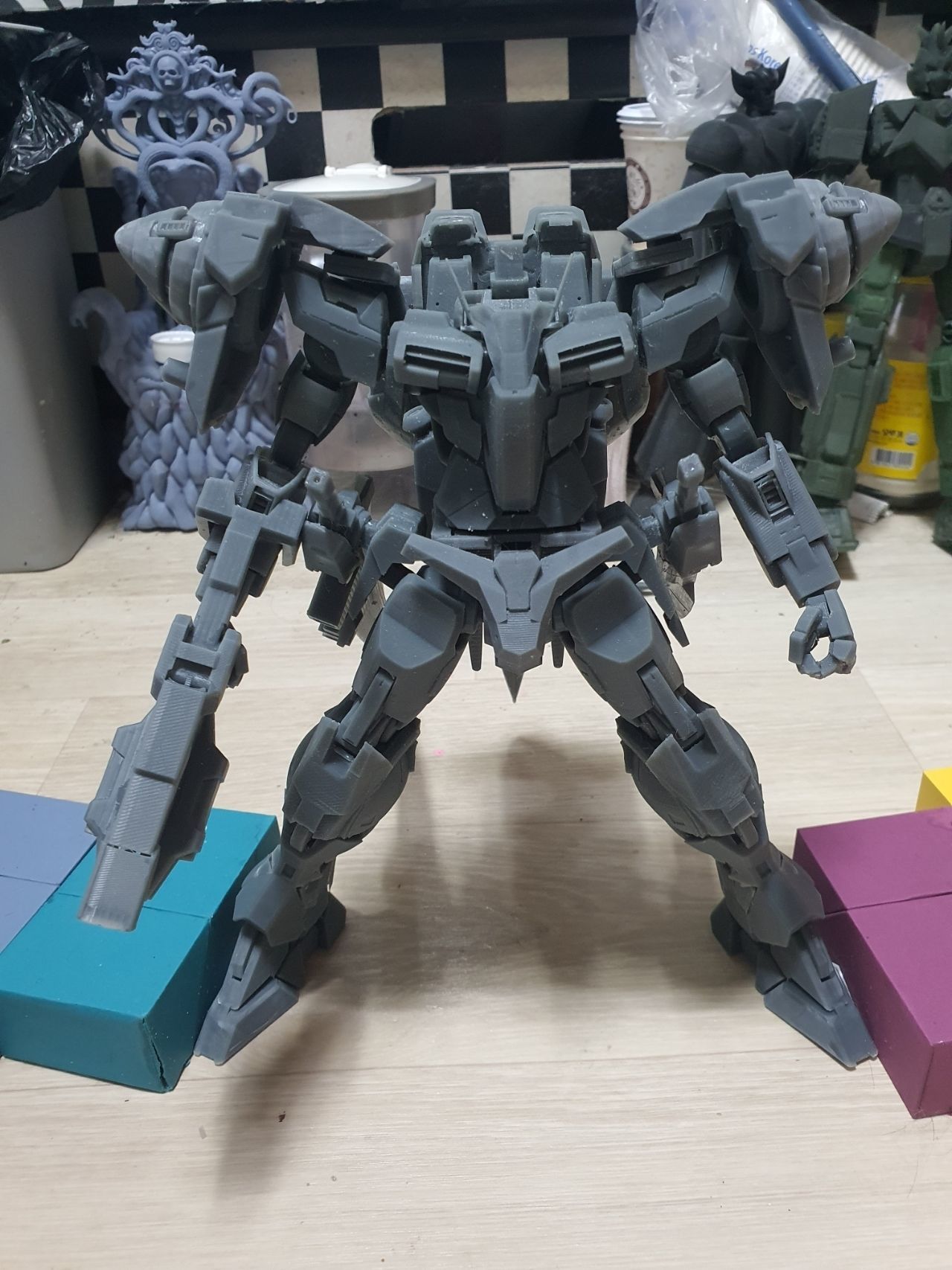 Gundam 00 GNR-010 0 Raiser 3D print model_8