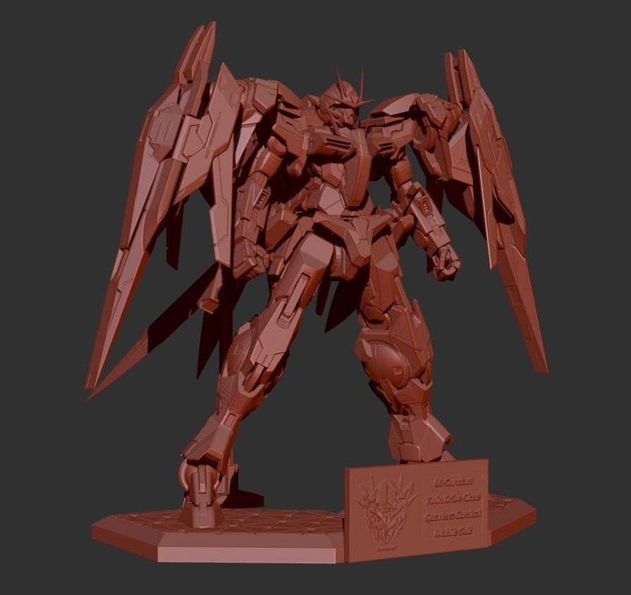 Gundam 00 GNR-010 0 Raiser 3D print model_22