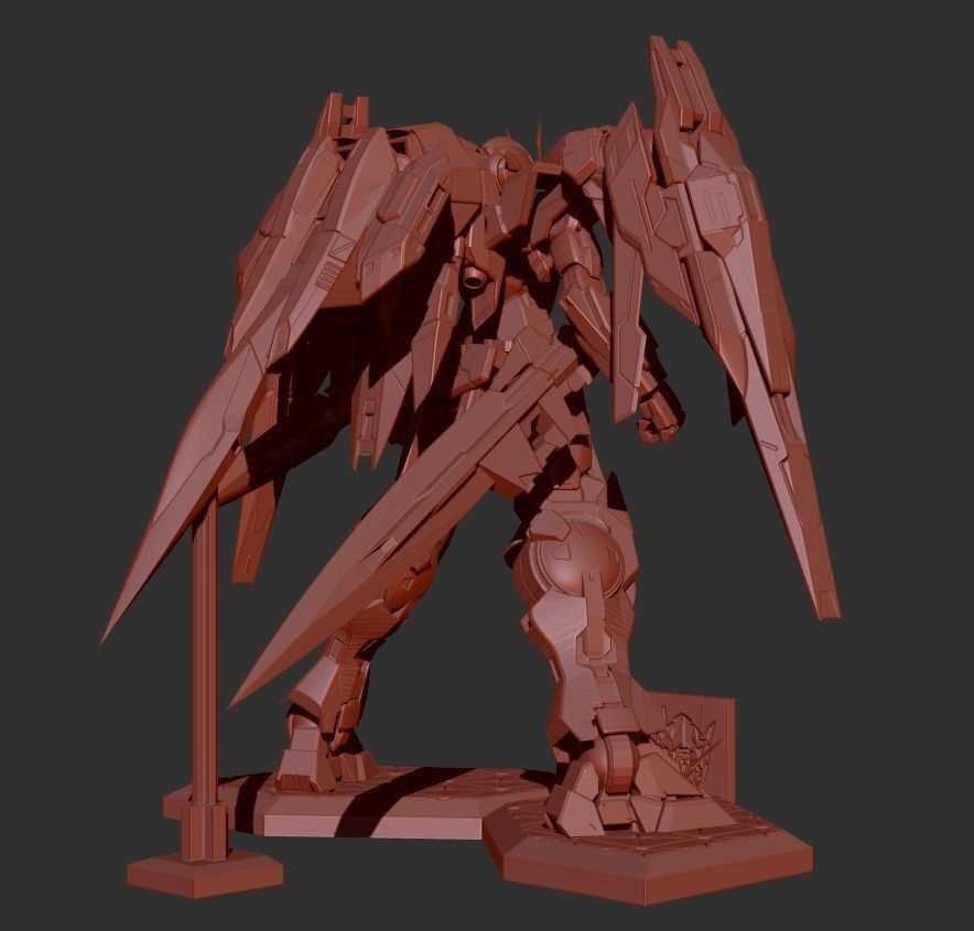 Gundam 00 GNR-010 0 Raiser 3D print model_18