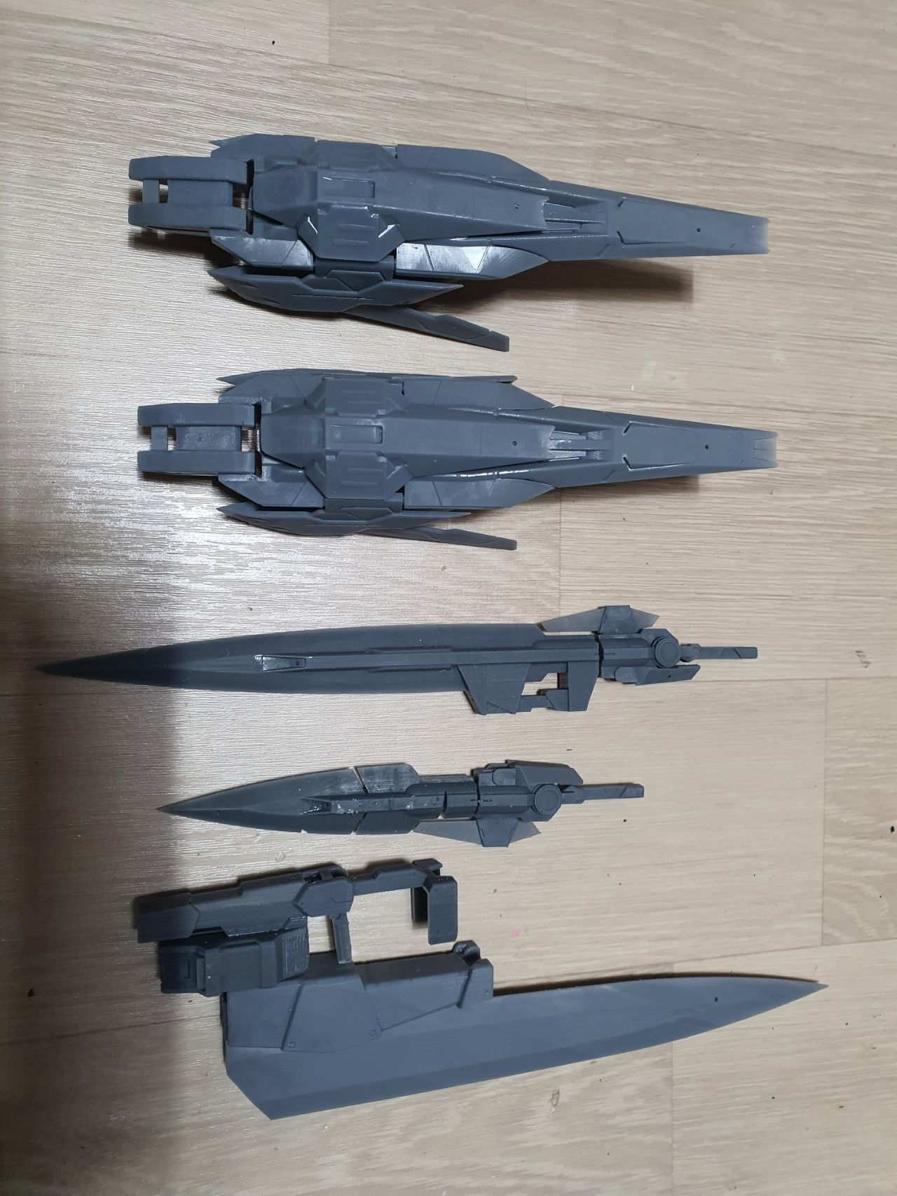 Gundam 00 GNR-010 0 Raiser 3D print model_9